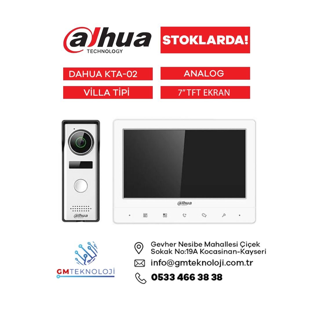 VİLLA TİPİ GÖRÜNTÜLÜ DİAFON 