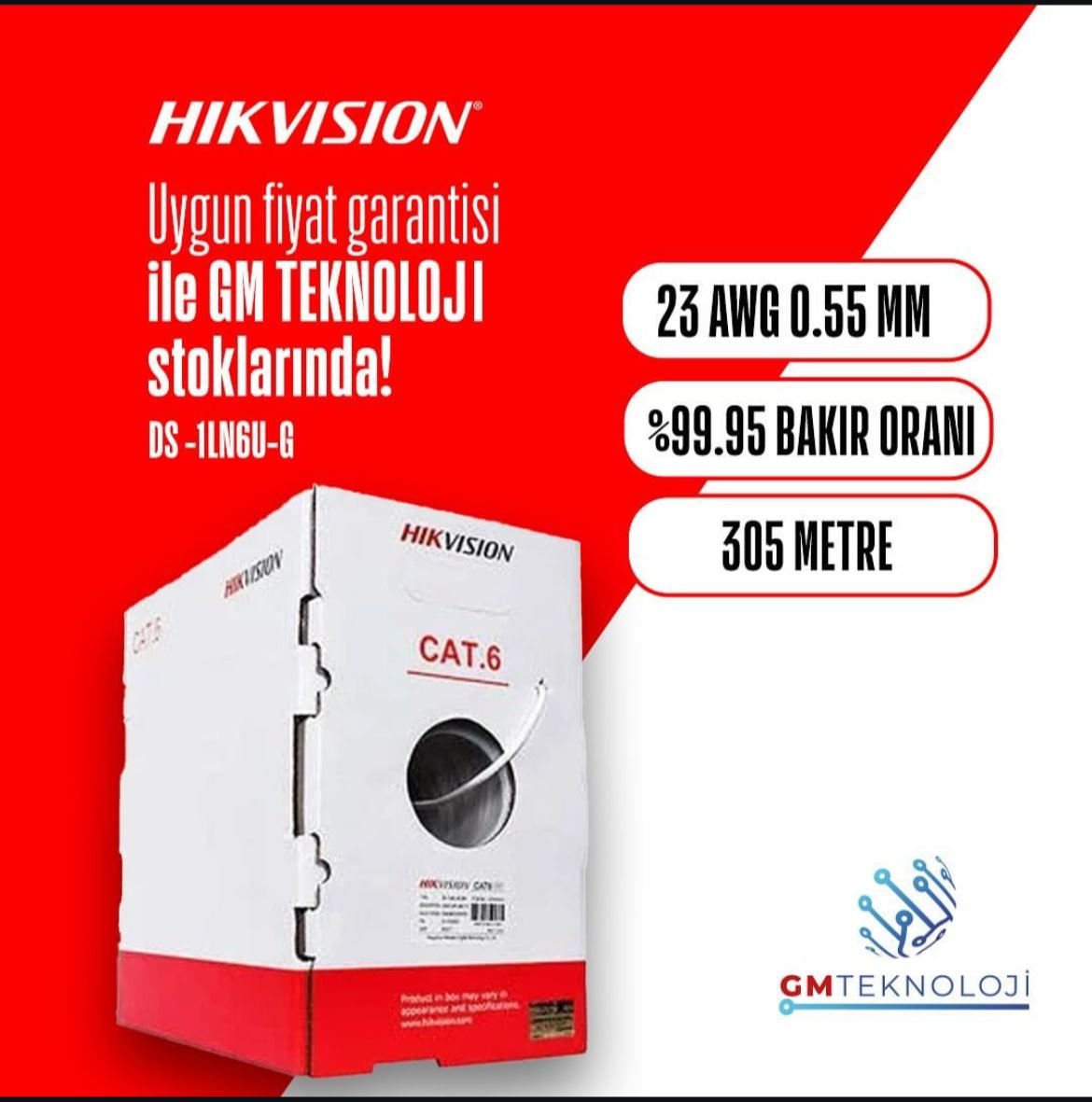 CAT6 KABLO HIKVISION